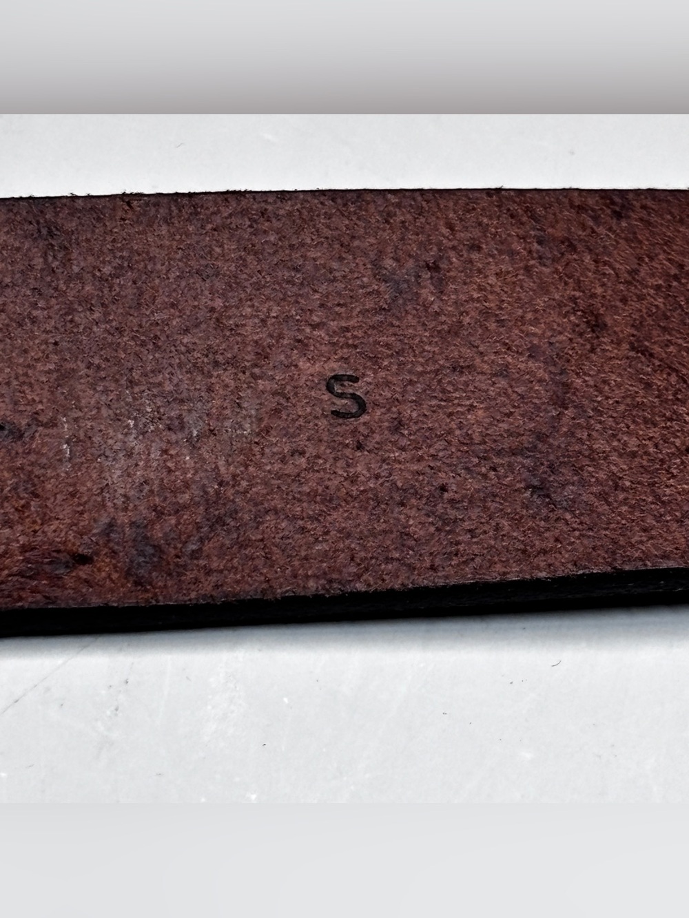 Vintage Abercrombie & Fitch Brown Leather Belt  Rustic Western Floral England - Picture 9 of 11